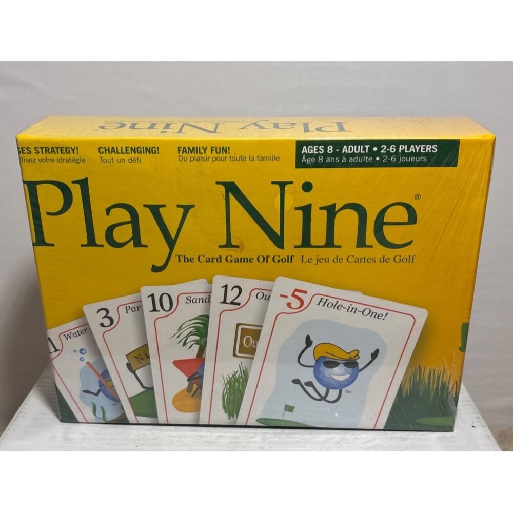 Play Nine Golf Themed Card Game Strategy & Fun NEW